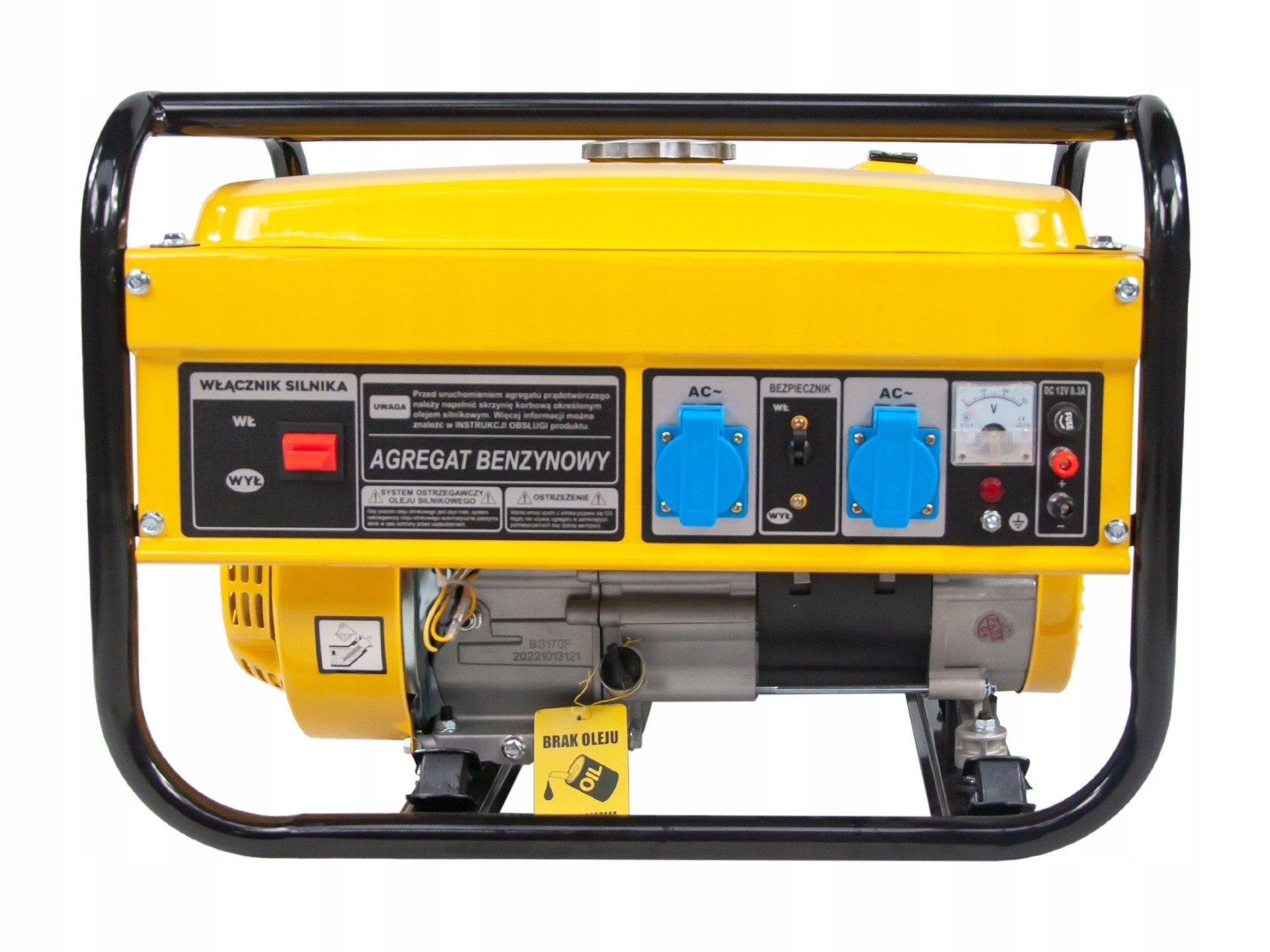 Elektrocentrála - Invertorový generátor 4300W AVR prúd