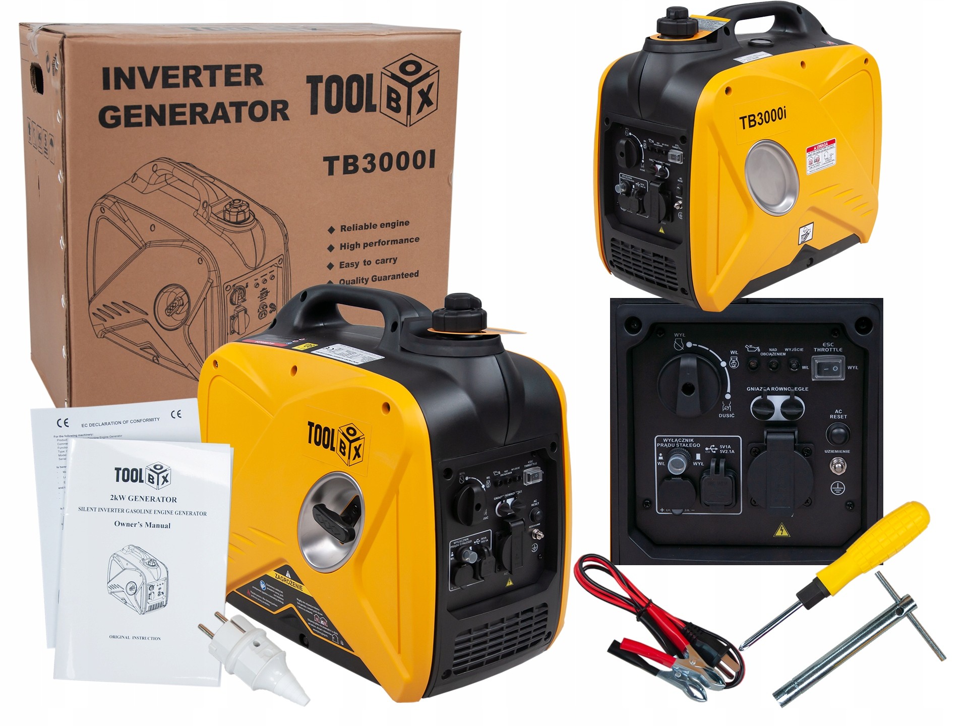 Elektrocentrála - Invertor agregovaný generátor 2 kW