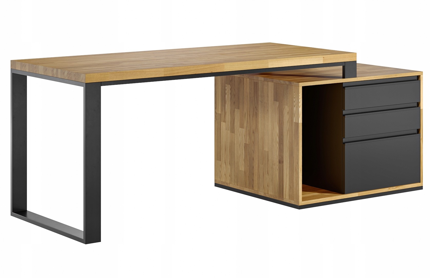 Kancelársky písací stôl - Modern Loft Loft Loft Desk Solid Cytle