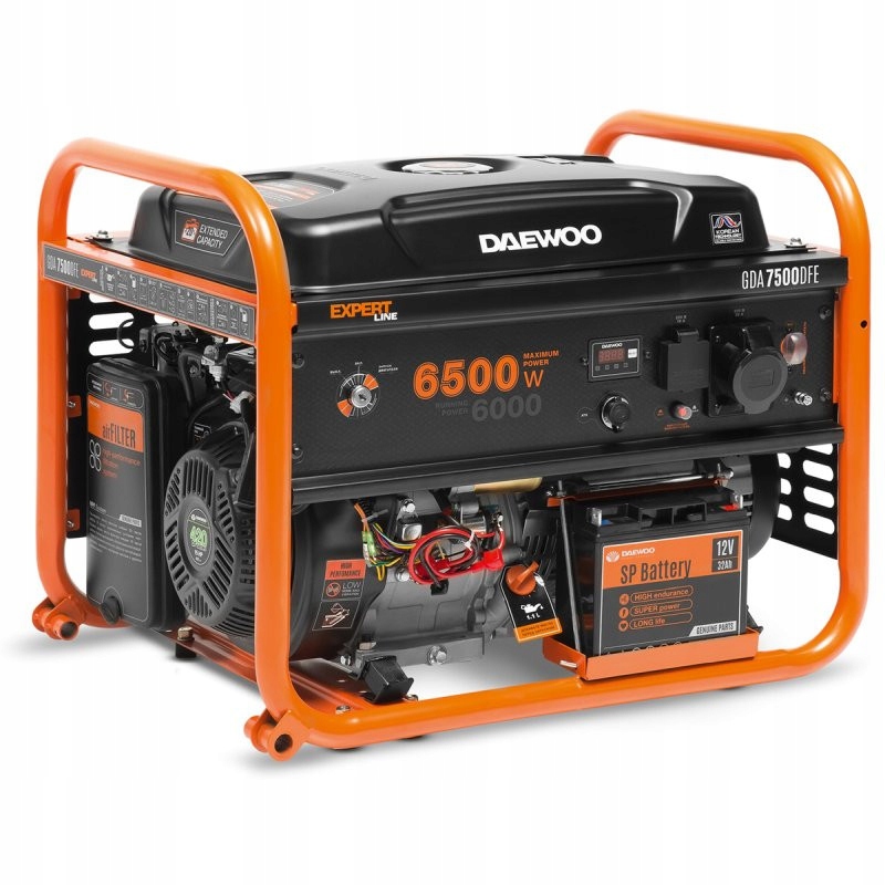 Elektrocentrála - Daewoo Power Generator GDA7500DFE dva palivá