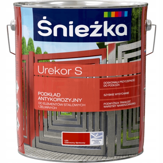Farba - Śnieëka Paint UreKor S Anti -Corrosve Red 10l