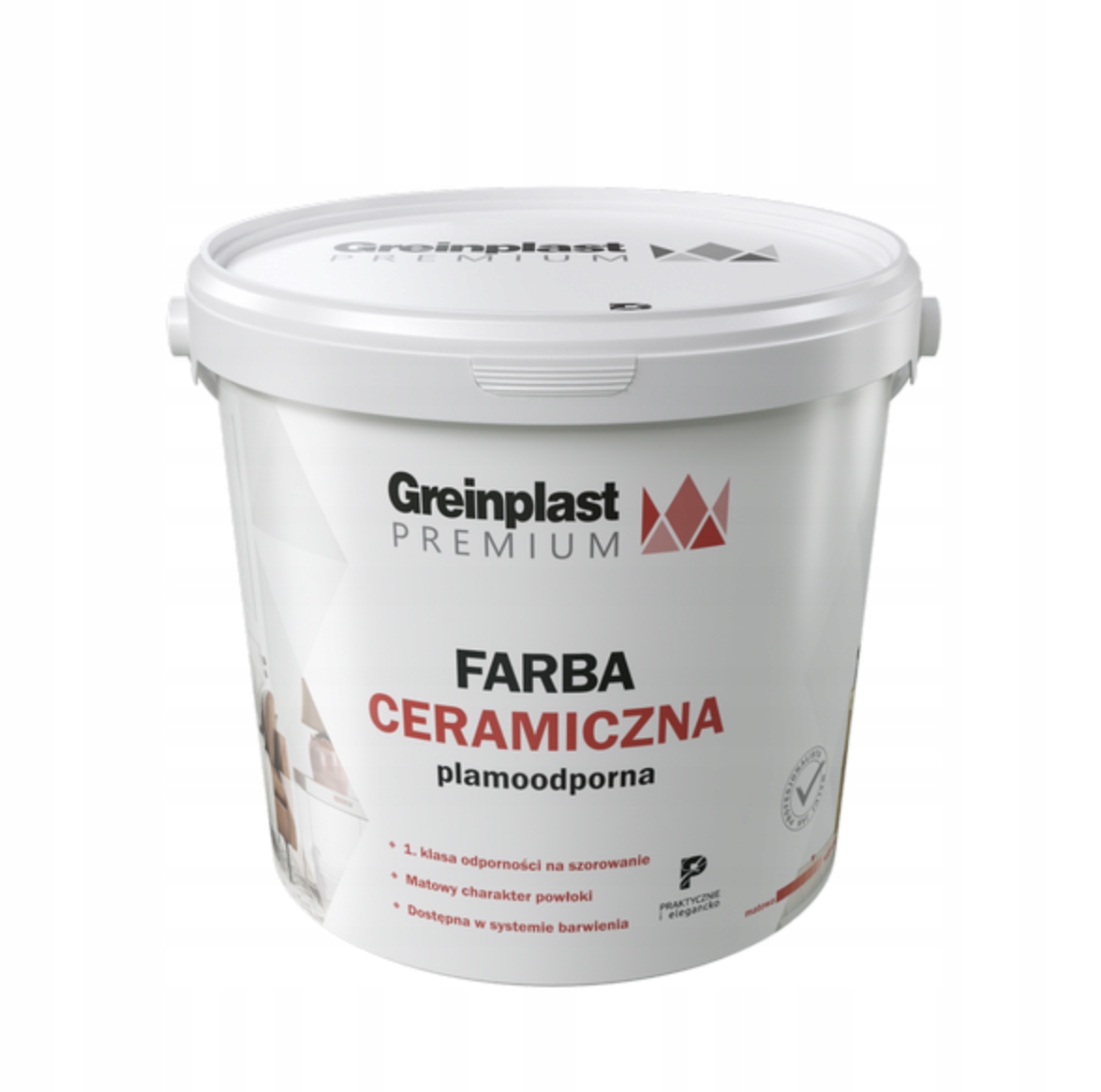 Farba - Greinplastová keramická farba 10 l biela