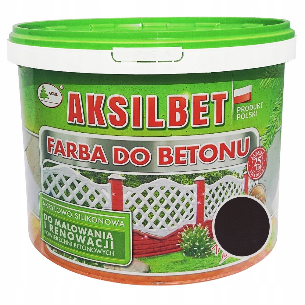 Farba - Axilbet betónová farba tmavo hnedá 10l
