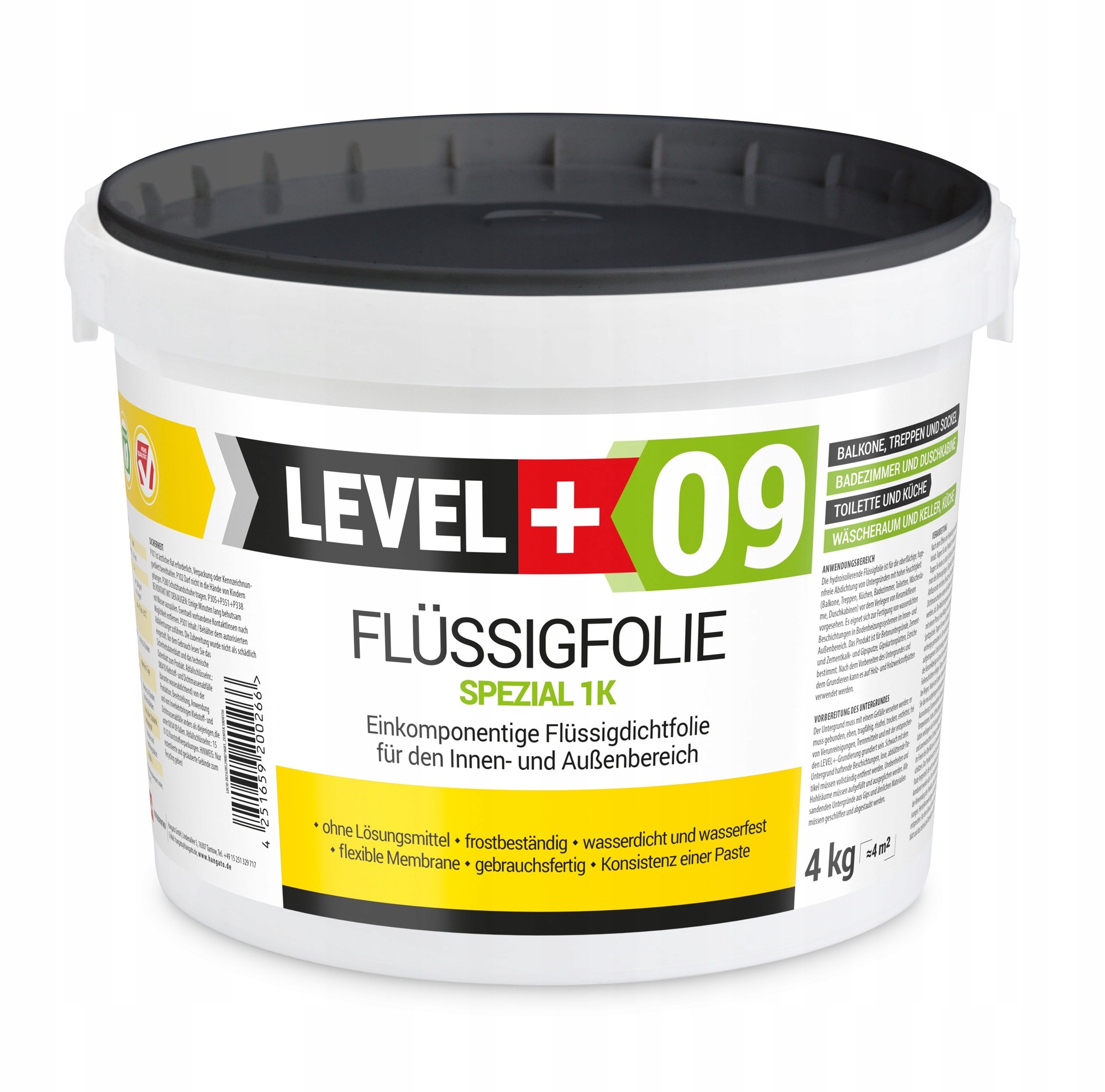 Izolácia - Kvapalná fólia 4 kg hladina hydroizolácie+09 Balkón