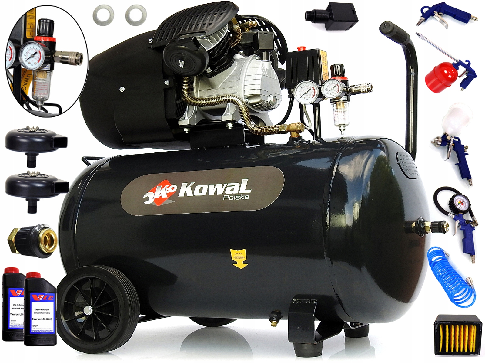 Kompresor - Kompresor ZBV 100L +K Olejový vzduchový kompresor