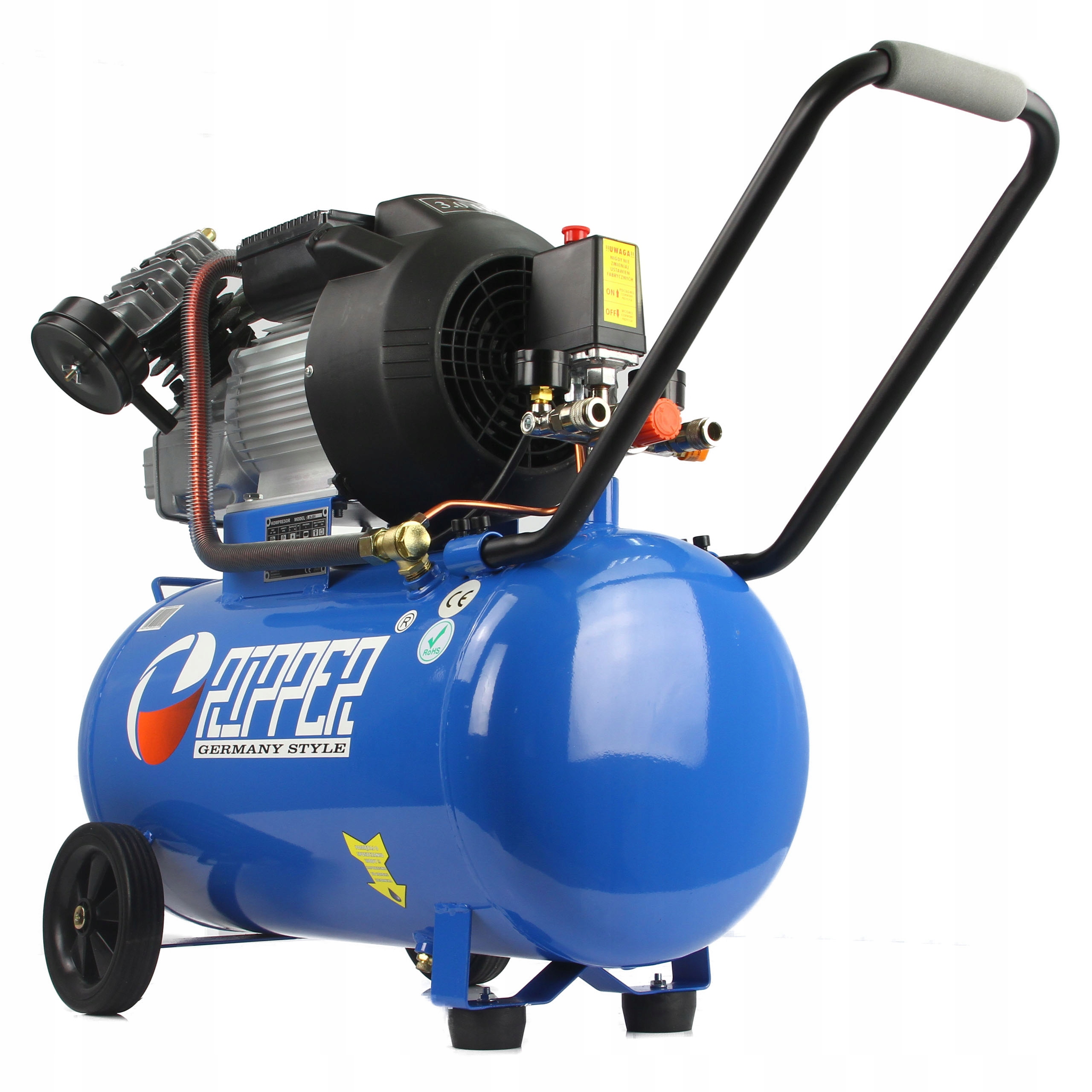 Kompresor - Kompresorový kompresor BJC 50L 3 HP 2 piesty 10 bar !!