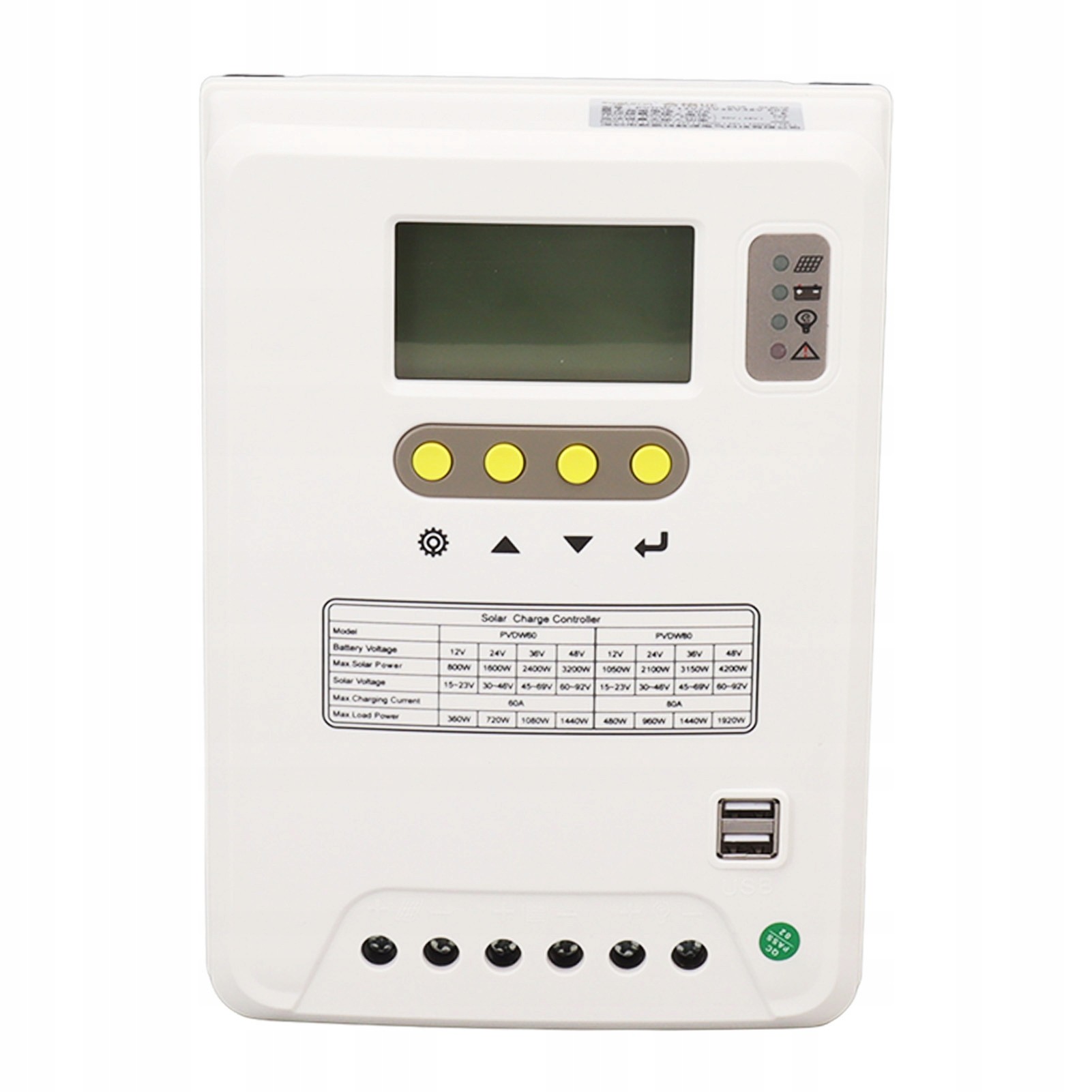 Ovládač solárnej nabíjačky PWM 80A 48V