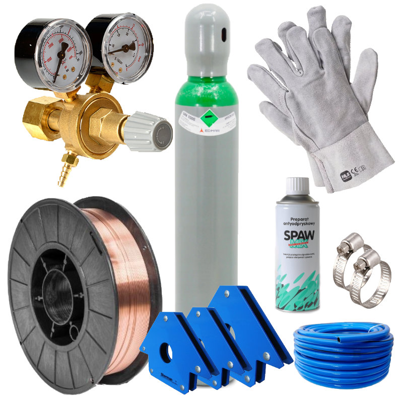 Plynová fľaša pre zváranie - Kompletné zváracie súpravy pre Migomat Welding stroj