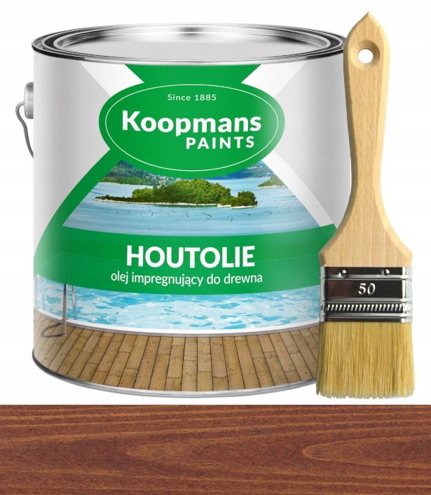 Impregnát na ochranu - Koopma Houtolie Drevená olejová, teaková teak