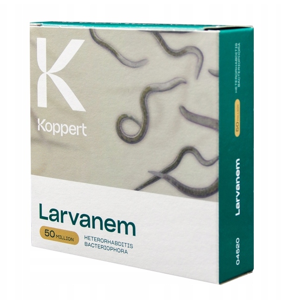 Larvanem Nematodes 50 miliónov húseníc opuchy lariev