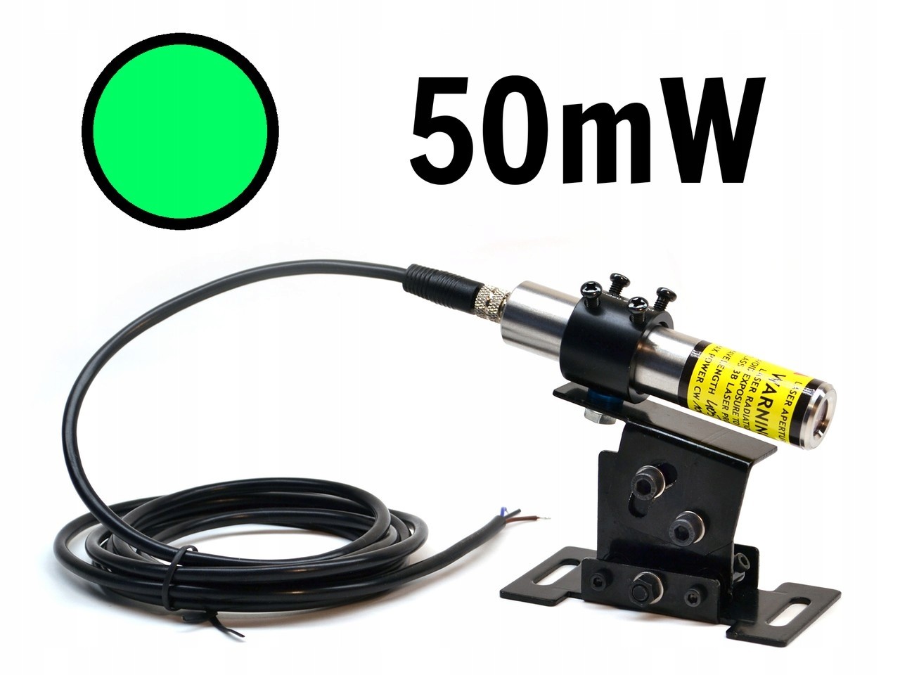 Zelený čiarový laser 50mW 520nm PRE KAMENÁRSTVO