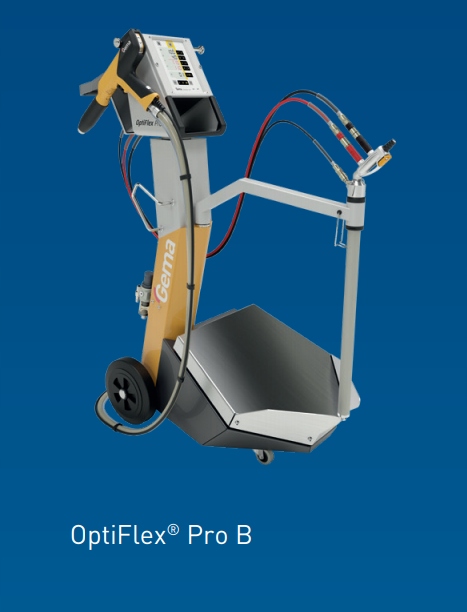 Maľovanie na maľovanie stroja Gema Optiflex Pro B maľovanie
