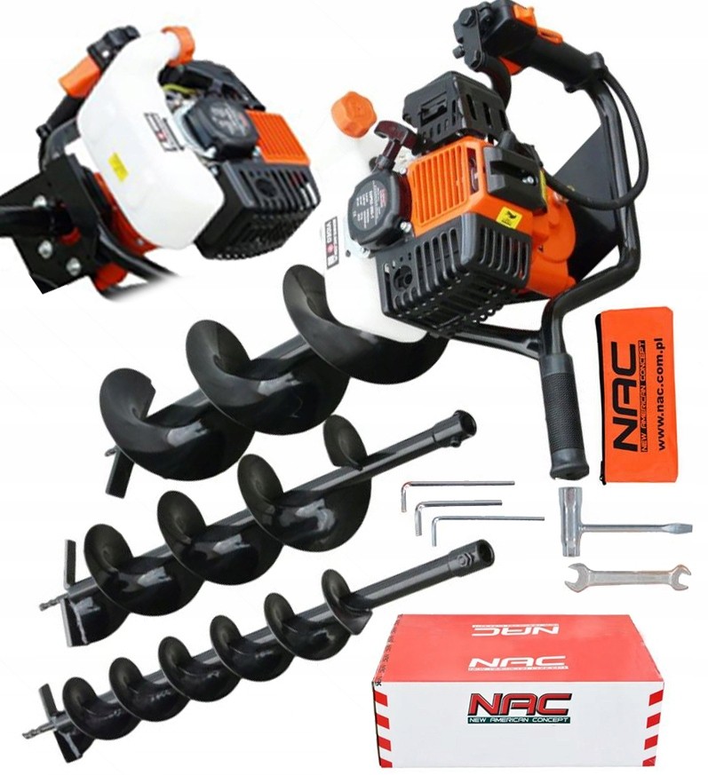 Vrtačka, vrták - Vŕtací stroj NAC 51.7cc EAP52-295-T Świder