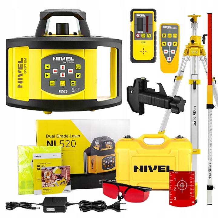 Laserový nivelák Systém nivelator NIVEL NL520 + LACE + SJJ32 TROCOD