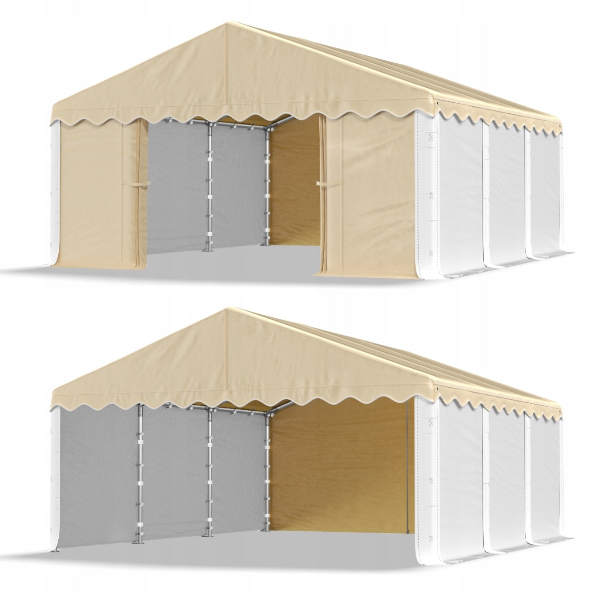 Skladové stany - 4x6m poľnohospodársky skladový stan 240 s