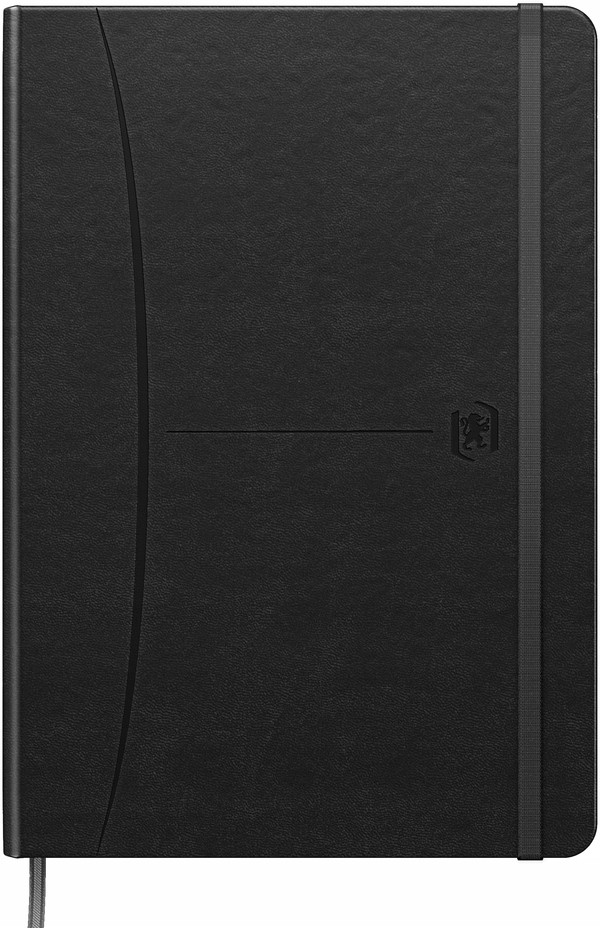 Notebook Oxford Signature A5/80K Čierna mriežka