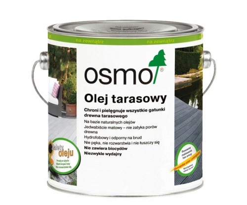 Impregnát na ochranu - Terasa olej Osmo 007 Teak bezfarebný 2.5l