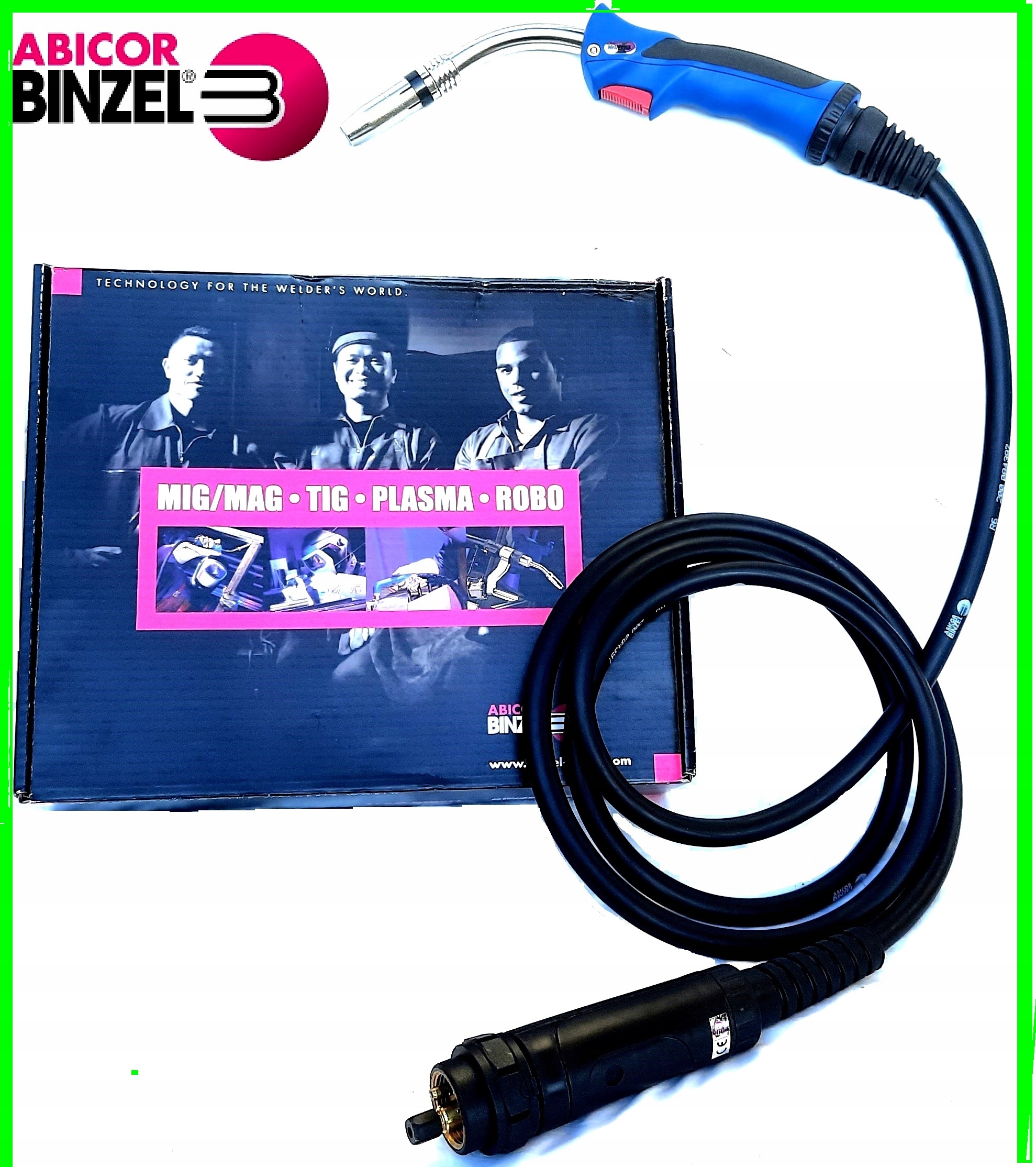 Zvárací kábel - ORIGINÁLNY ZVÁRACÍ HORÁK BINZEL ABICOR MB24 MIG MAG