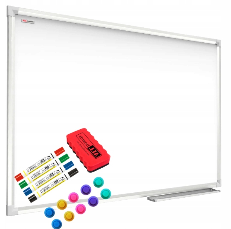 Magnetická tabuľa - Poľská magnetická doska 100x80 Premium+ markery