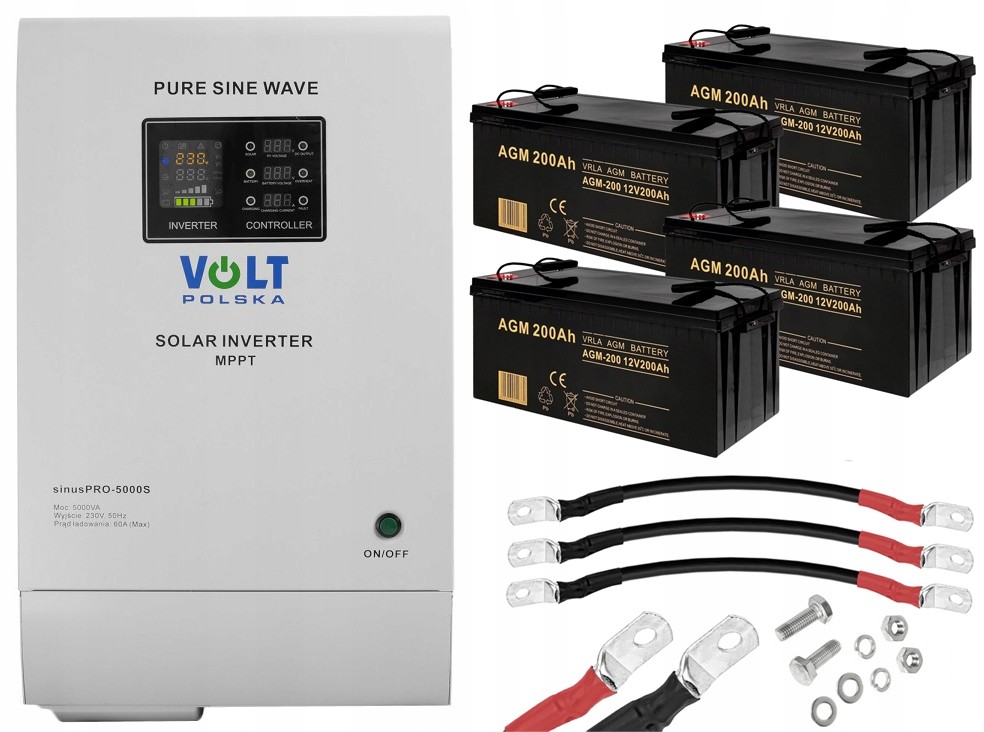 Sinus Pro 5000S 48/230V +60A MPPT Solar Inverter