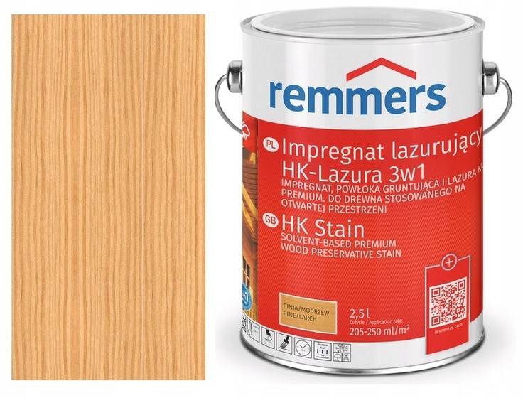 Impregnát na ochranu - REMMERS HK-LASUR WOOD Impregnation bezfarebná 5L