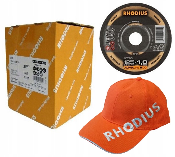 Rhodius Metal Shield XT70 125x1.0 Inox 100ks