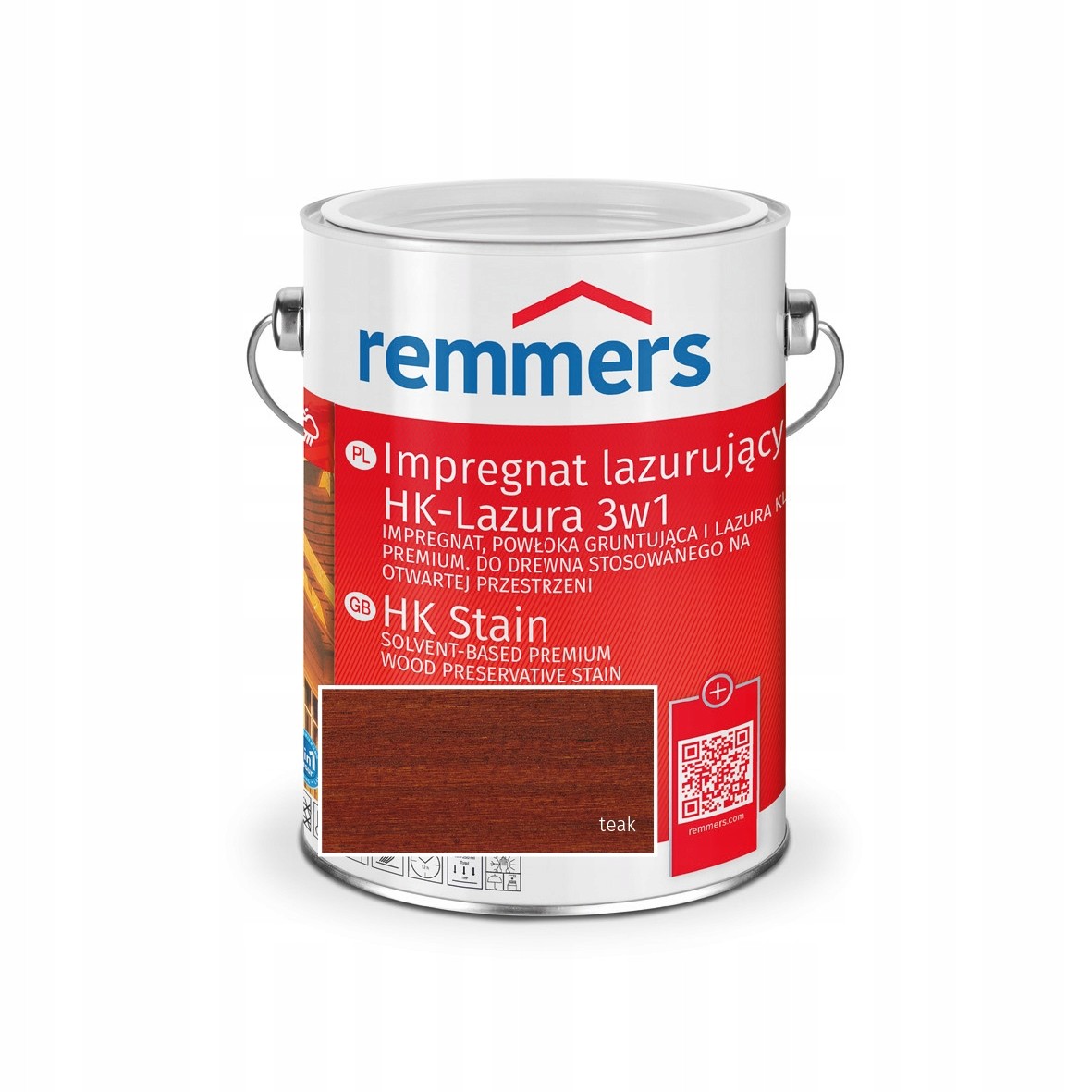 Impregnát na ochranu - REMMERS Impregnation HK-Luzura 3in1 Teak 10l