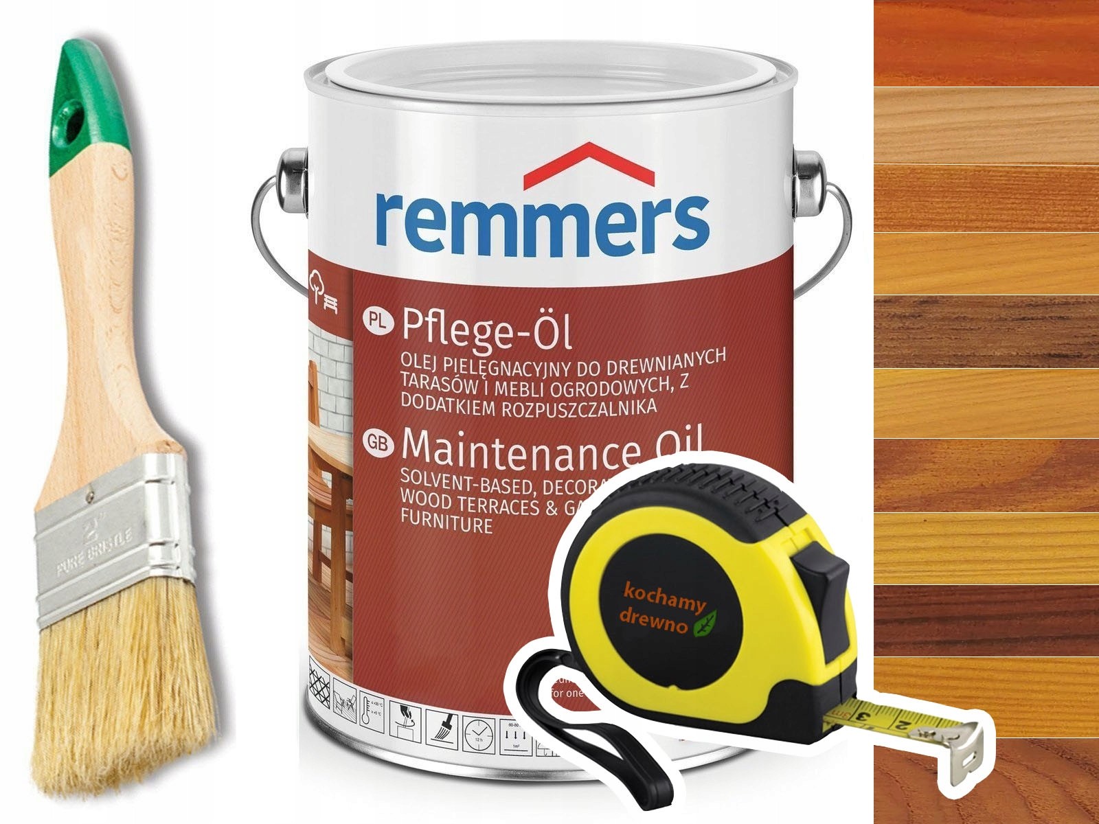 Impregnát na ochranu - Koopma Houtolie Wood Oil, Terrace 5L Palisander