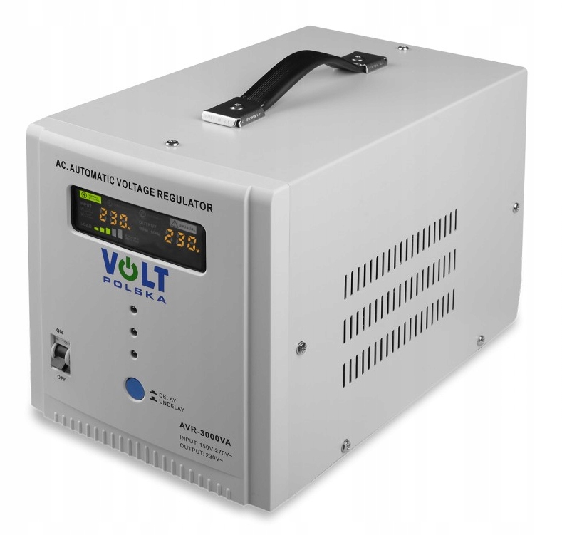 Elektrocentrála - STABILIZÁTOR NAPÄTIA AVR 3000VA PRE GENERÁTOR