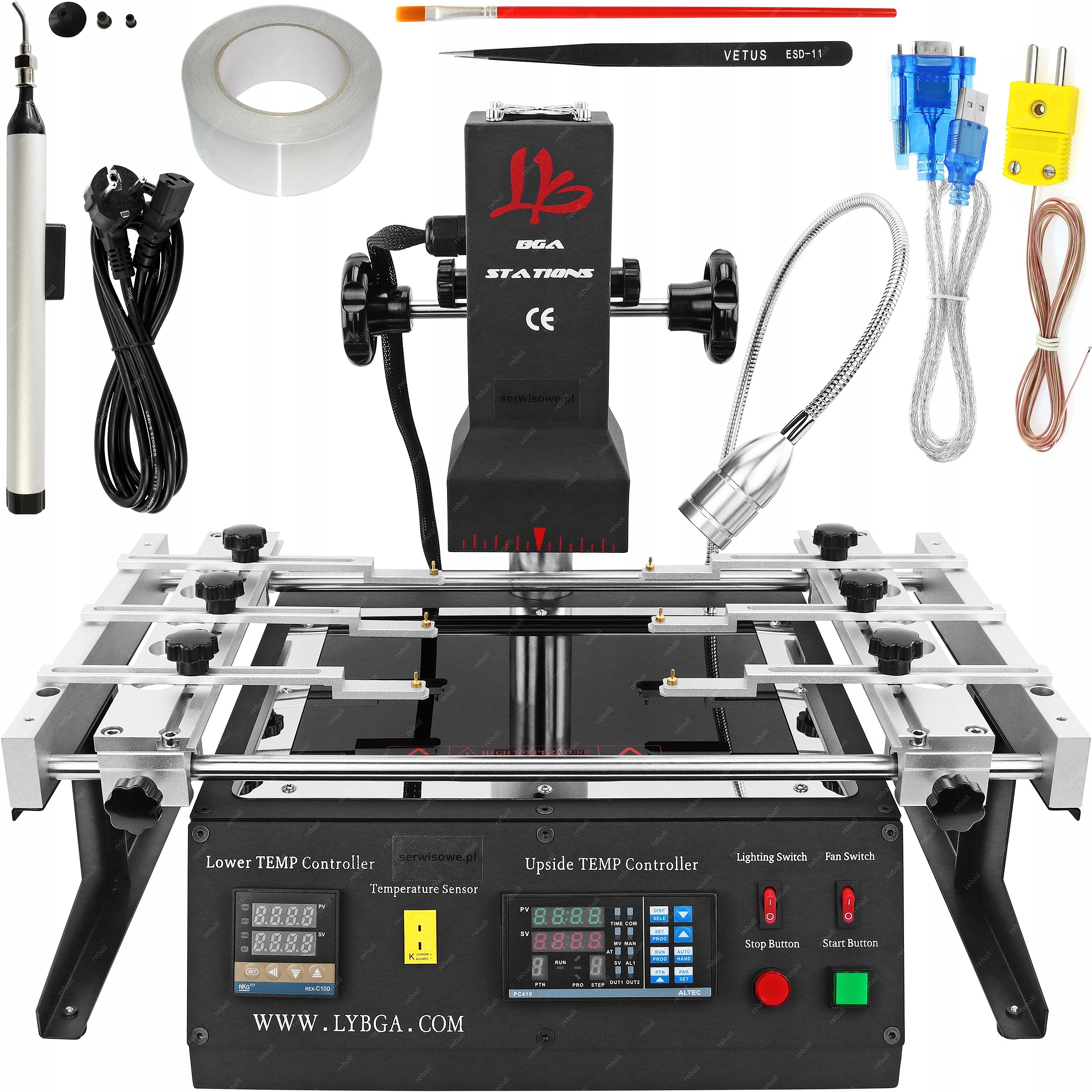 BGA Ir Ly IR6500 2300W RS232 USB SONDERSICKÁ STATIONA