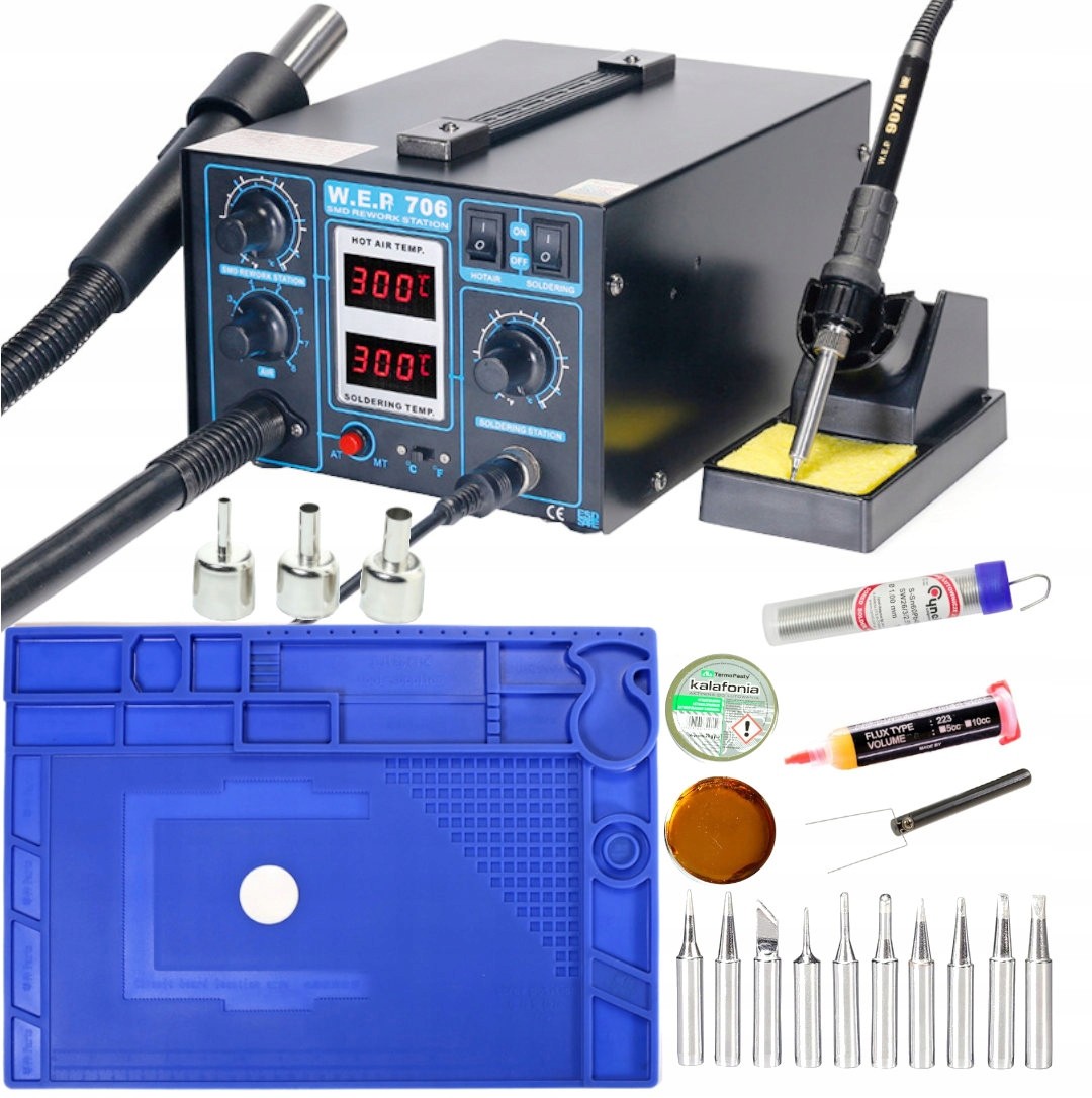 HoTair 706 spájkovacia stanica +Grotto Paste Set