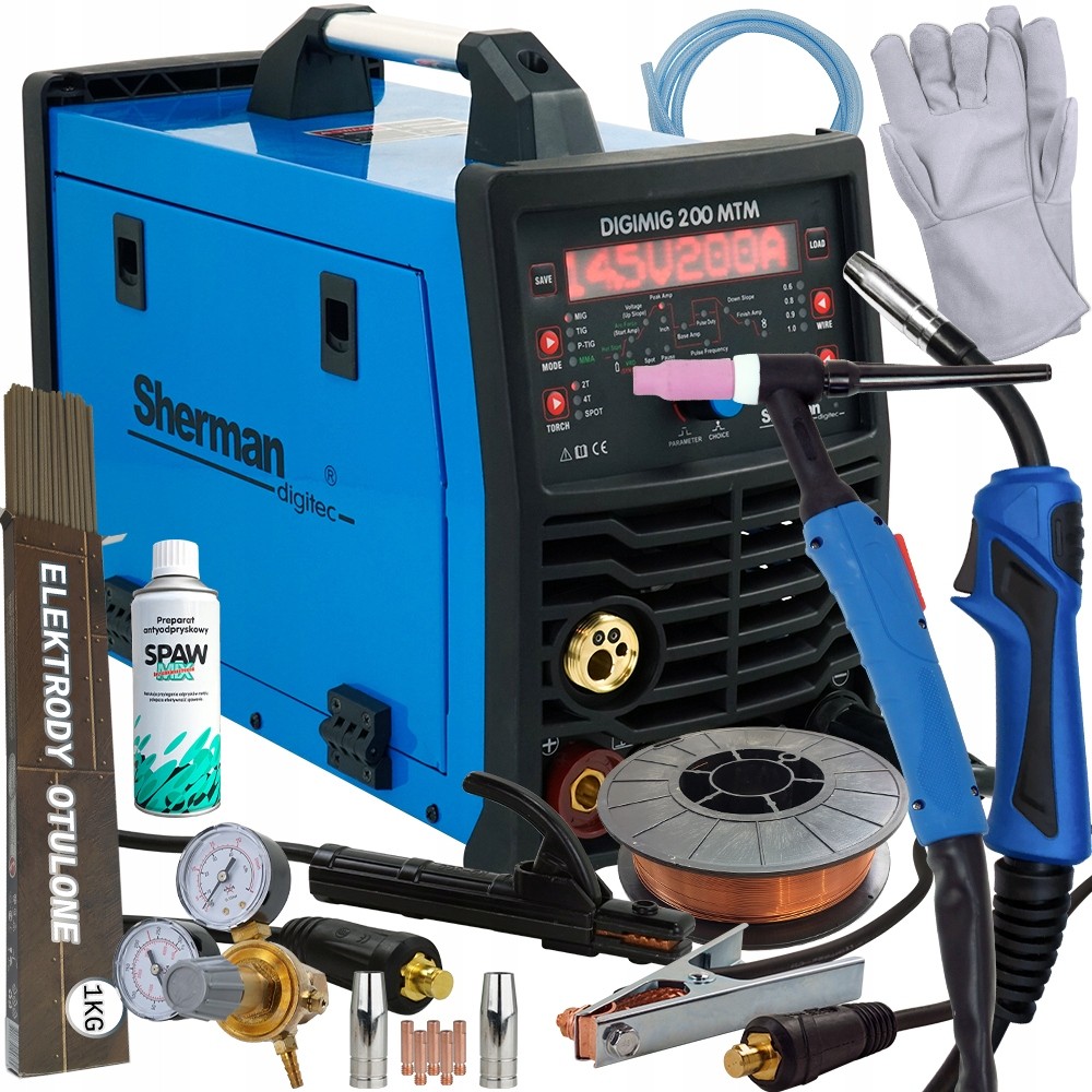 Profi zváračka - Zváračka MIGOMAT Synergia MIG MAG 200A TIG DC 230v