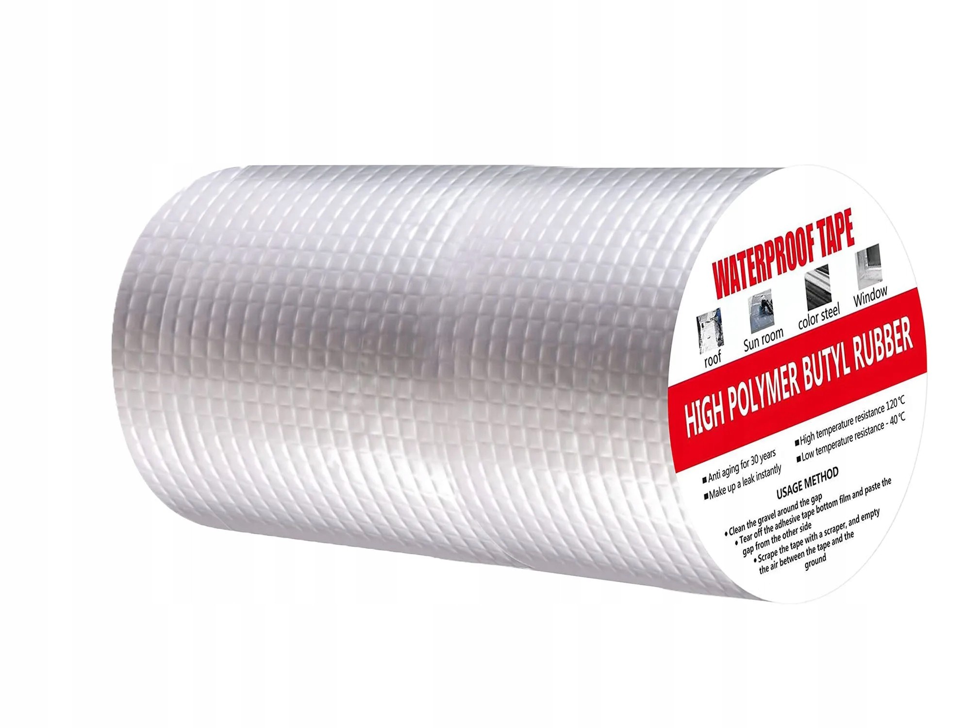 Opravená páska vyrobená z butyl -hliníka 30 cm * 5 m