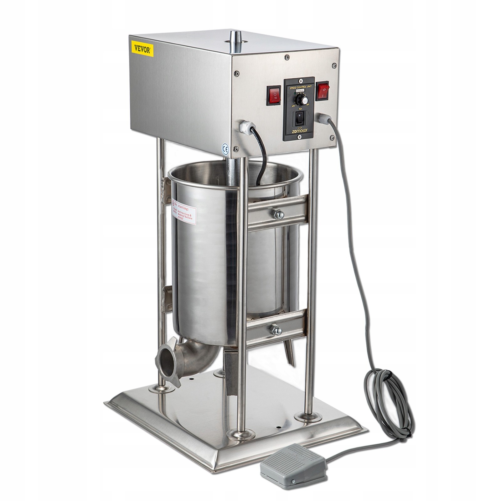 Plnička klobás - Vevor Electric Step Hobbler 10L 40W