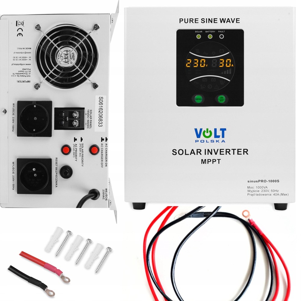 Napájanie volt sinuspro-1000 s 12V 700W 40A napájací zdroj
