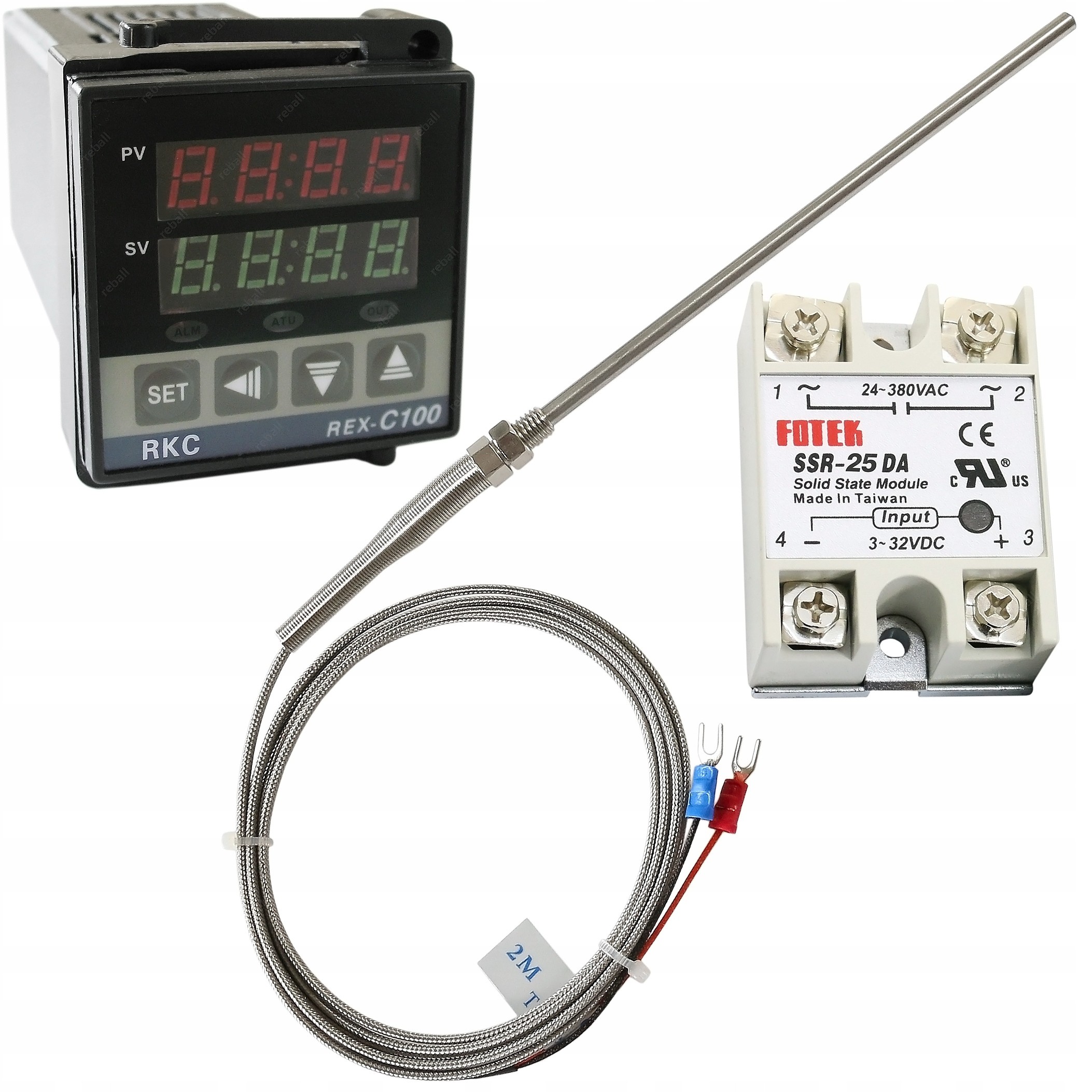 Regulátor - REX C100 230 COANDER+M6 K M6 senzor