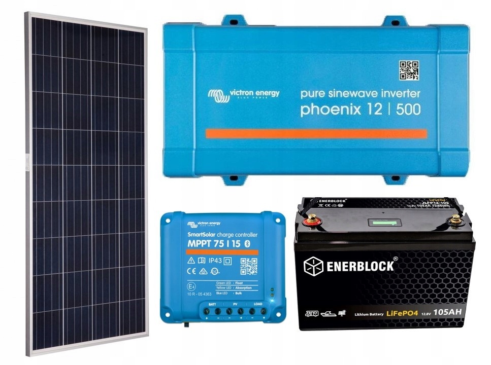 Sunny 180 W prevodník 500W 105AH KRK