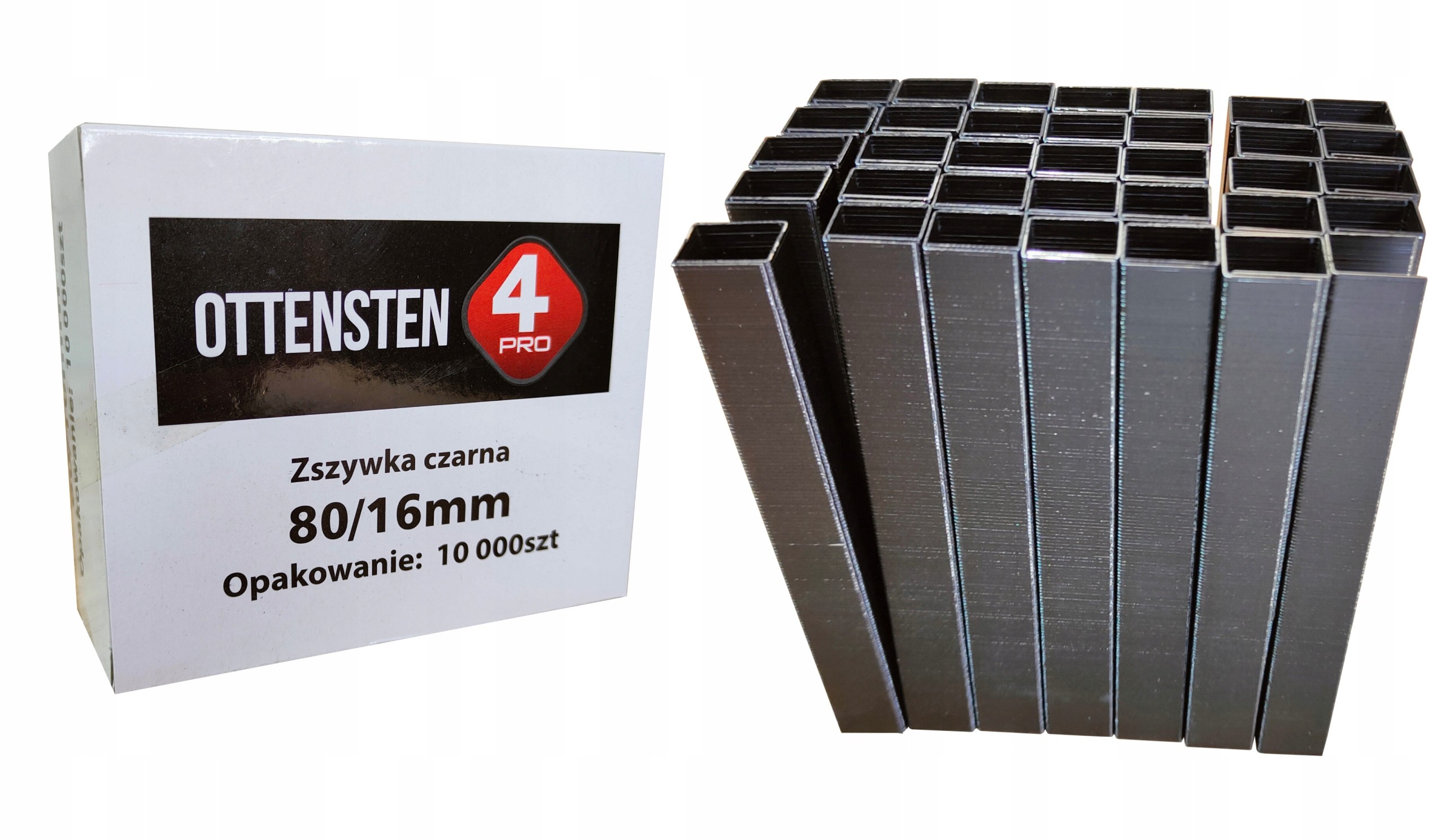 ŠTÍTKY ČALÚNICKÉ TYP80 GA21 8mm 10k ČIERNA