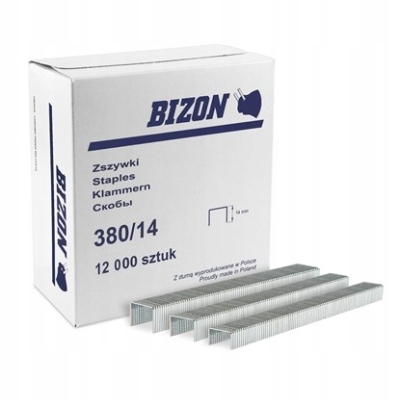 Čalúnnické sponky BIZON 380/14 12 000 KS.