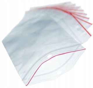 Mikroténové sáčky - 25 cm x 35 cm tašiek plastový vrecko so šnúrou 100ks