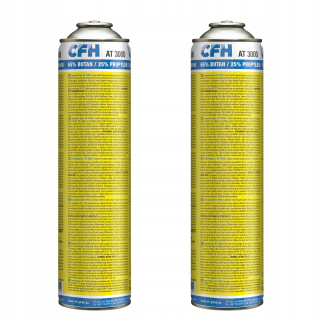 Zvárací horák - 2x 600ml plynová AT3000 propán bután propylénová kartuša