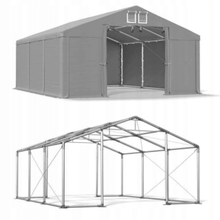Skladové stany - 4x6m Skladový stan Celoročná garáž DAS 560 WP