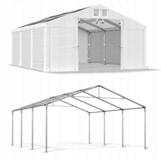 Skladové stany - 4x6m skladovacie stanové stanové haly DAS 580 S