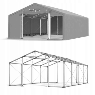 Skladové stany - Dielenský skladový stan 6x8m DAS 600 WP