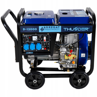 Elektrocentrála - GENERÁTOR 6500W 12KM DIESELOVÝ GENERÁTOR