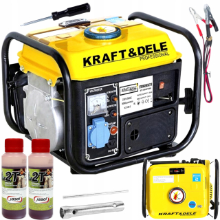Generátor - Generátor výkonu 1200W 2 km 230V 12 V 2 km + olej