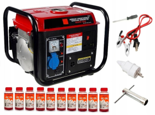 Elektrocentrála - Výkonný generátor 1500 W generátor 2 km 230V olej