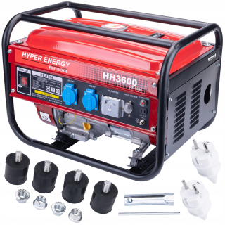 Elektrocentrála - VÝKON GENERÁTOR 2500W 230V 6,5KM GENERÁTOR