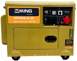 Elektrocentrála - Výkonový generátor Diesel 7,5 kW tichý generátor