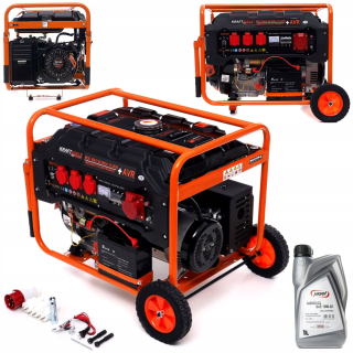 Elektrocentrála - Generátor generátora 5500 W meď + OL